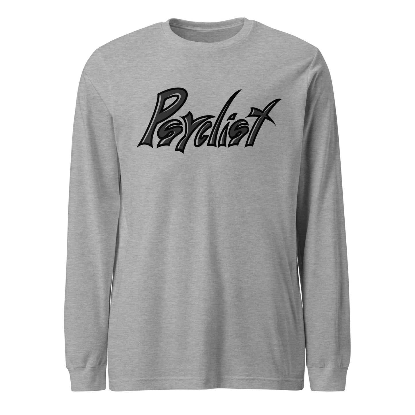 "Psyclist" unisex long sleeve tee