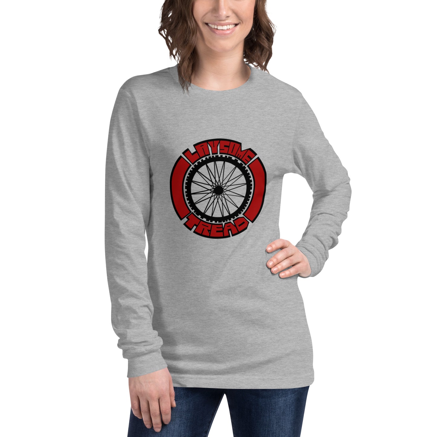 "Lay Some Tread" unisex long sleeve tee