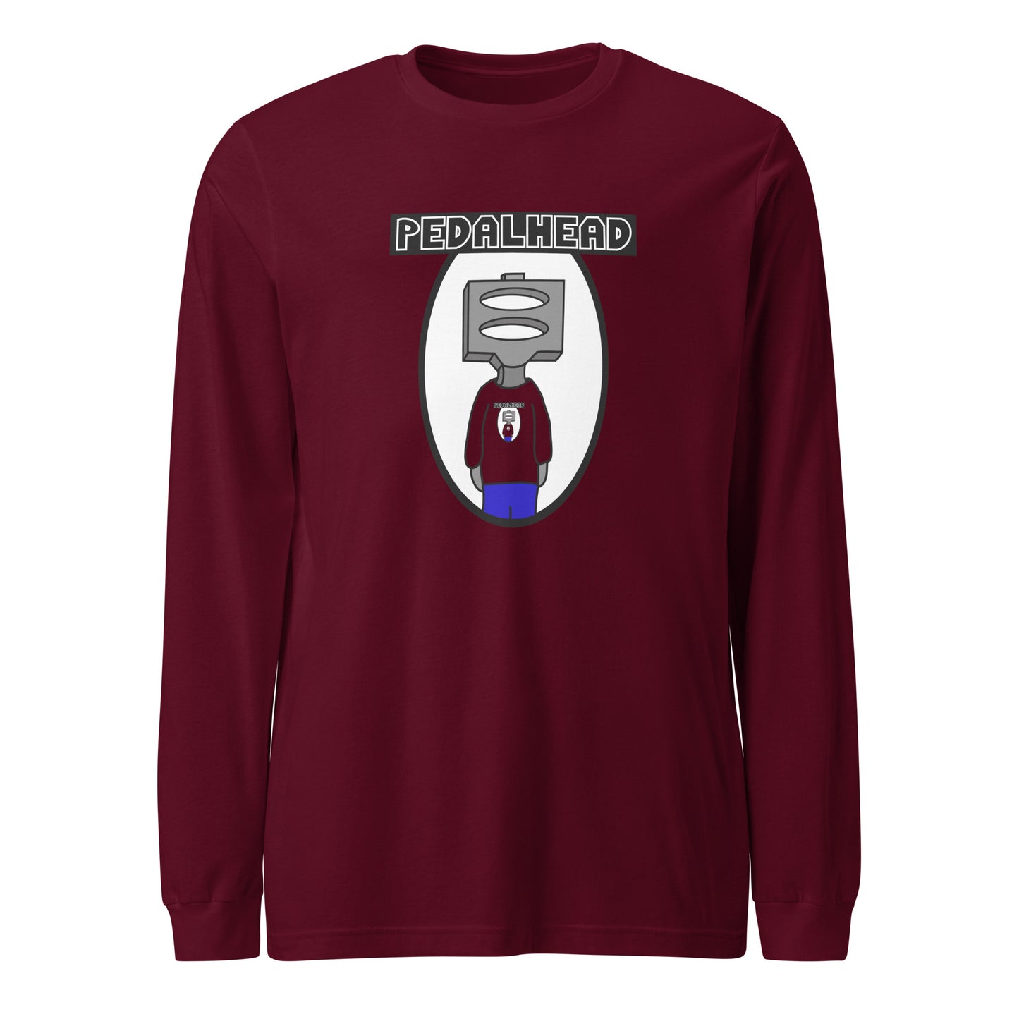 "Pedalhead" unisex long sleeve tee