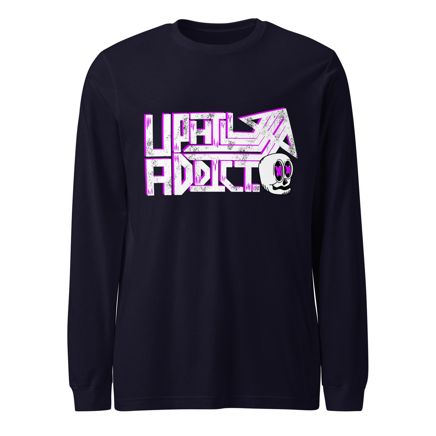 "Uphill Addict" unisex long sleeve tee