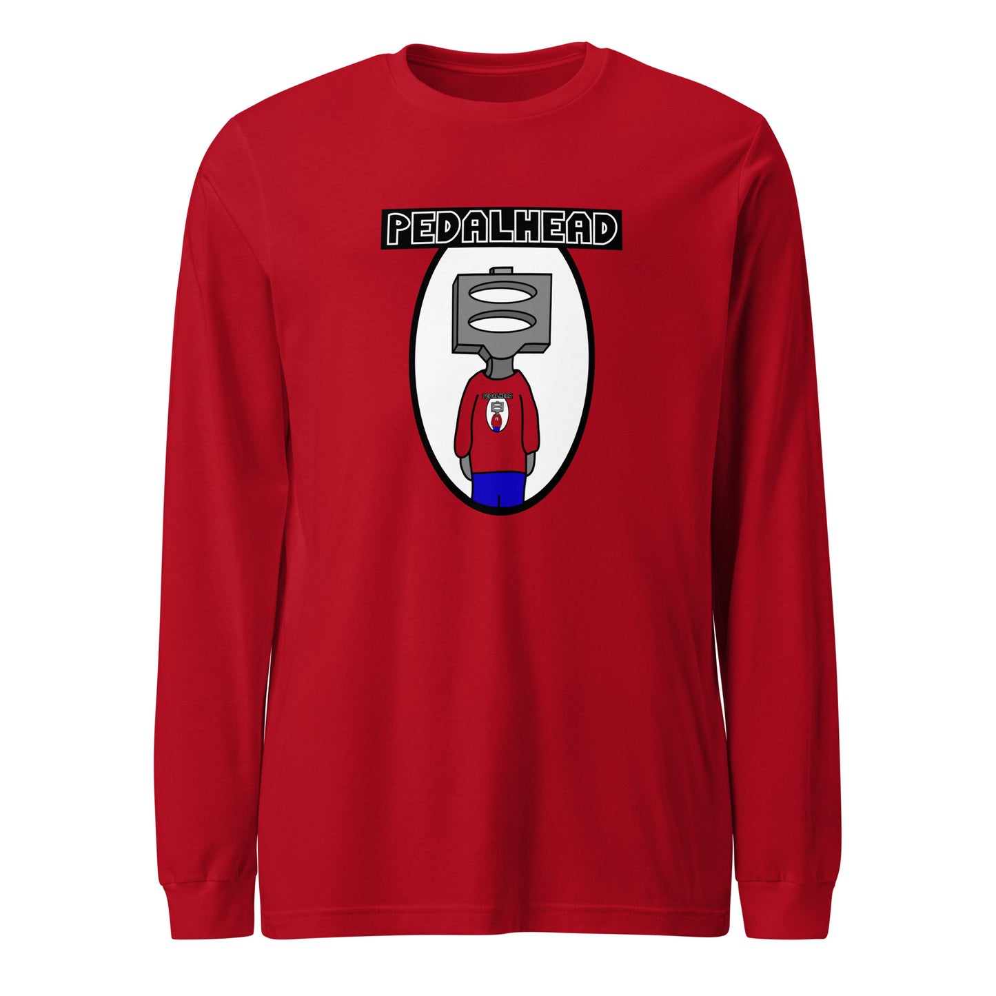 "Pedalhead" unisex long sleeve tee