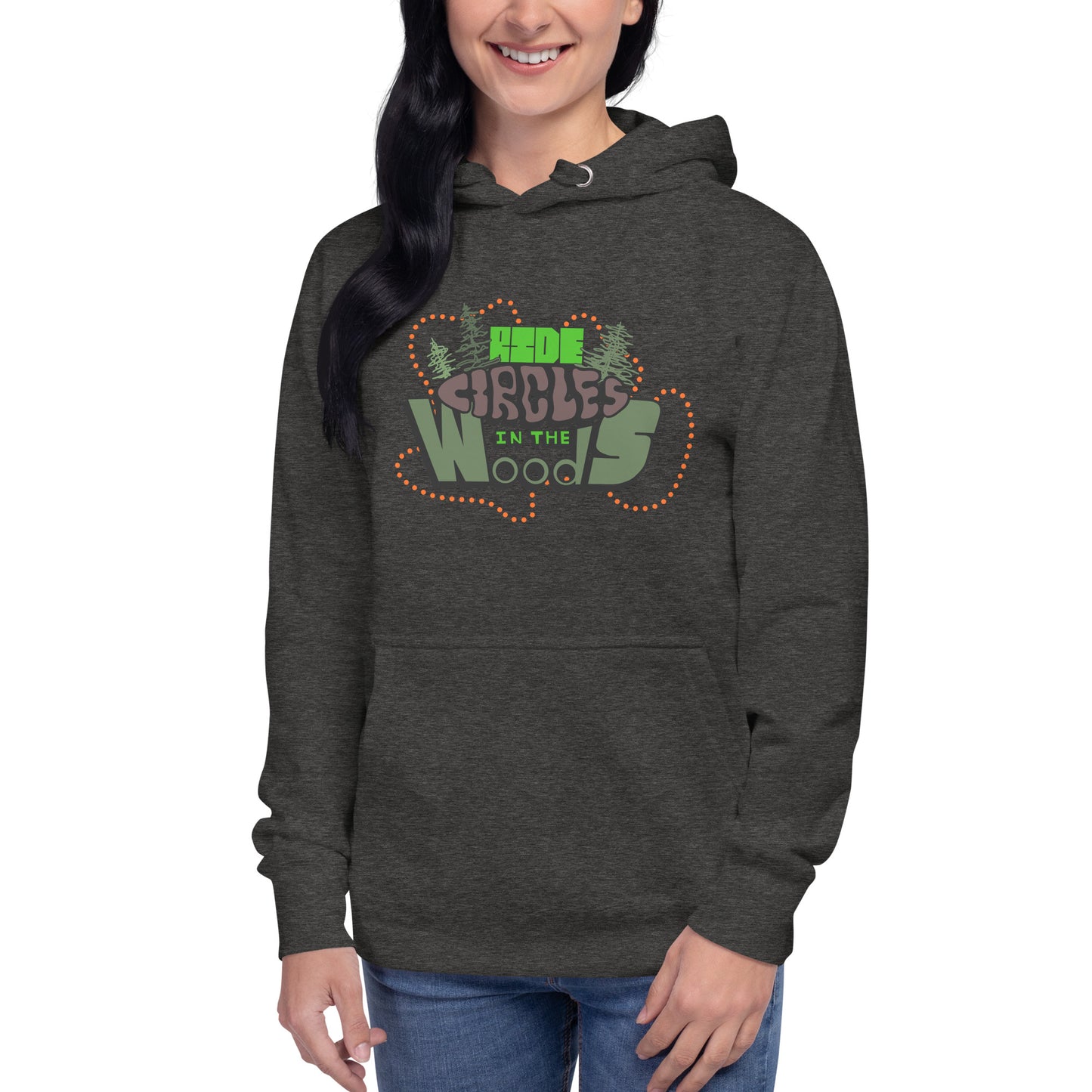 "Ride Circles in the Woods" unisex hoodie