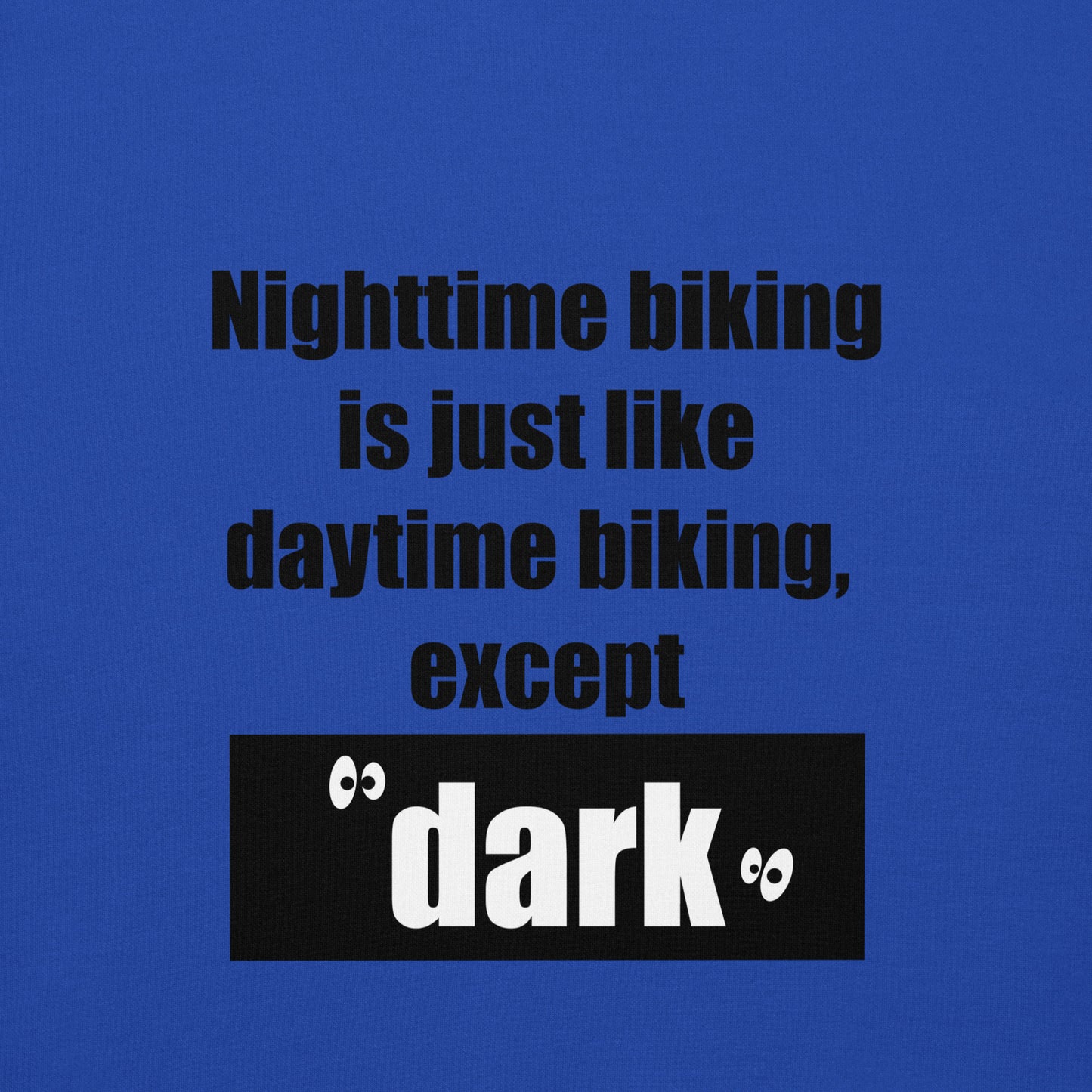 "Nighttime Biking" unisex hoodie