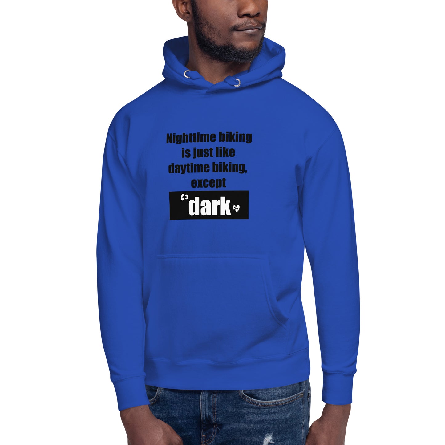 "Nighttime Biking" unisex hoodie