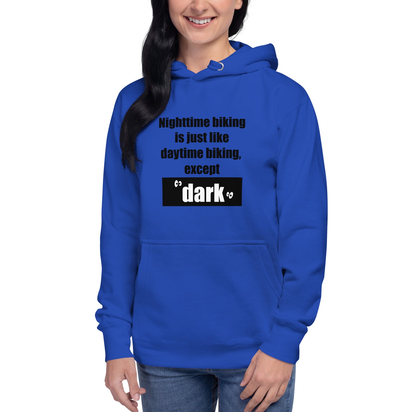 "Nighttime Biking" unisex hoodie