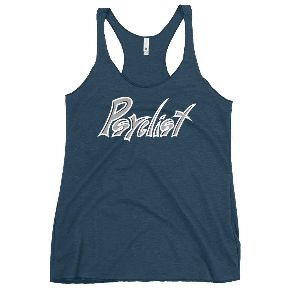 "Psyclist" women's racerback tank