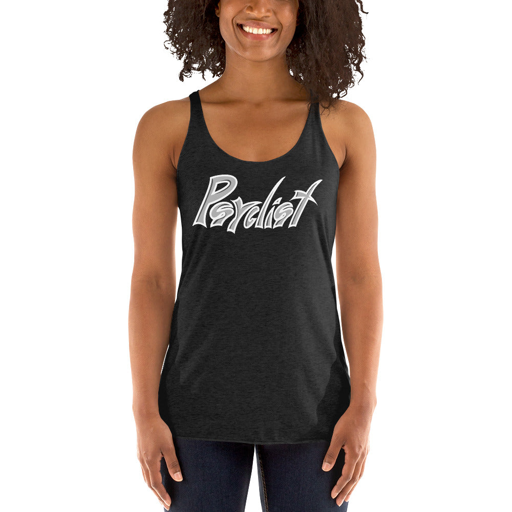 "Psyclist" women's racerback tank