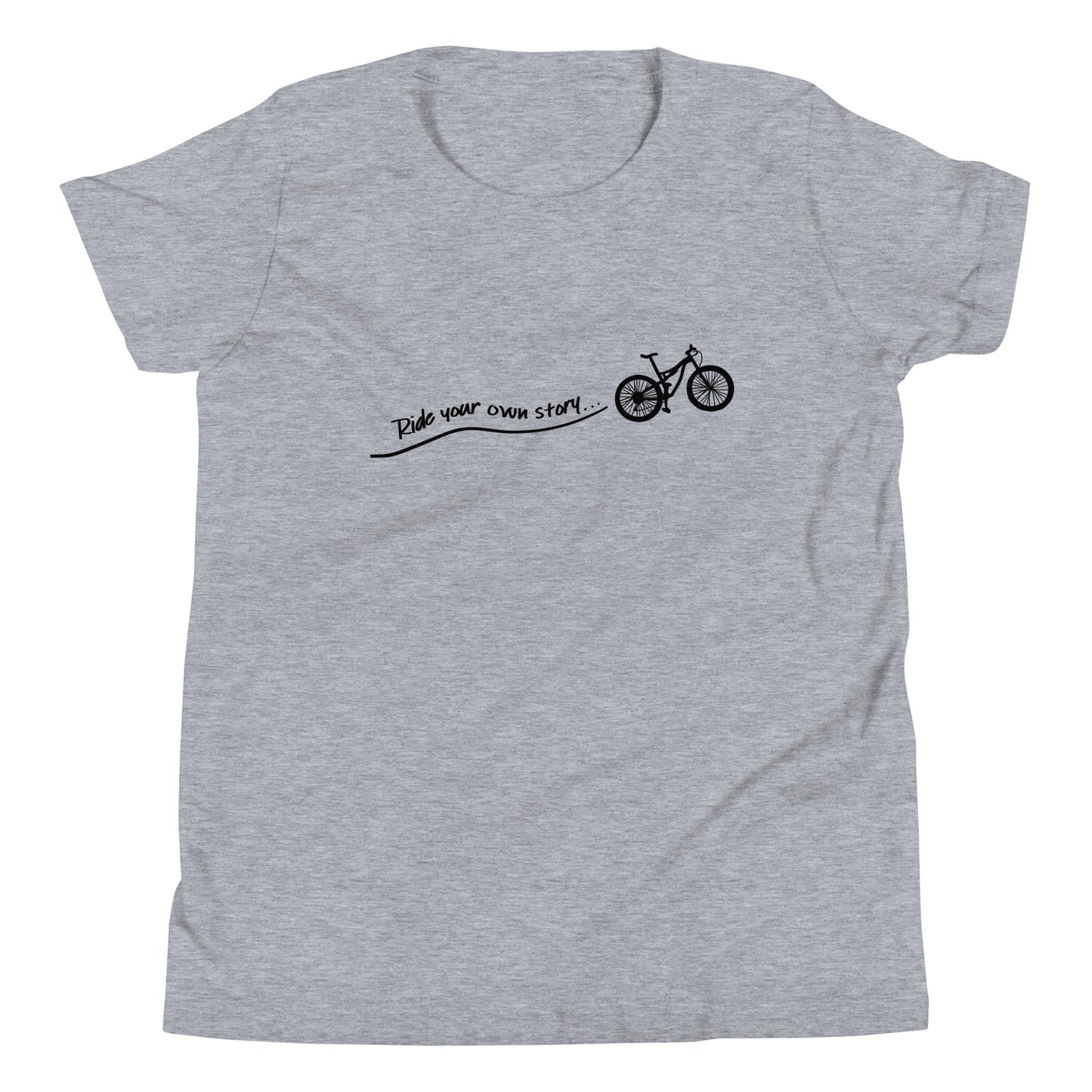 "Ride Your Own Story" youth short sleeve t-shirt