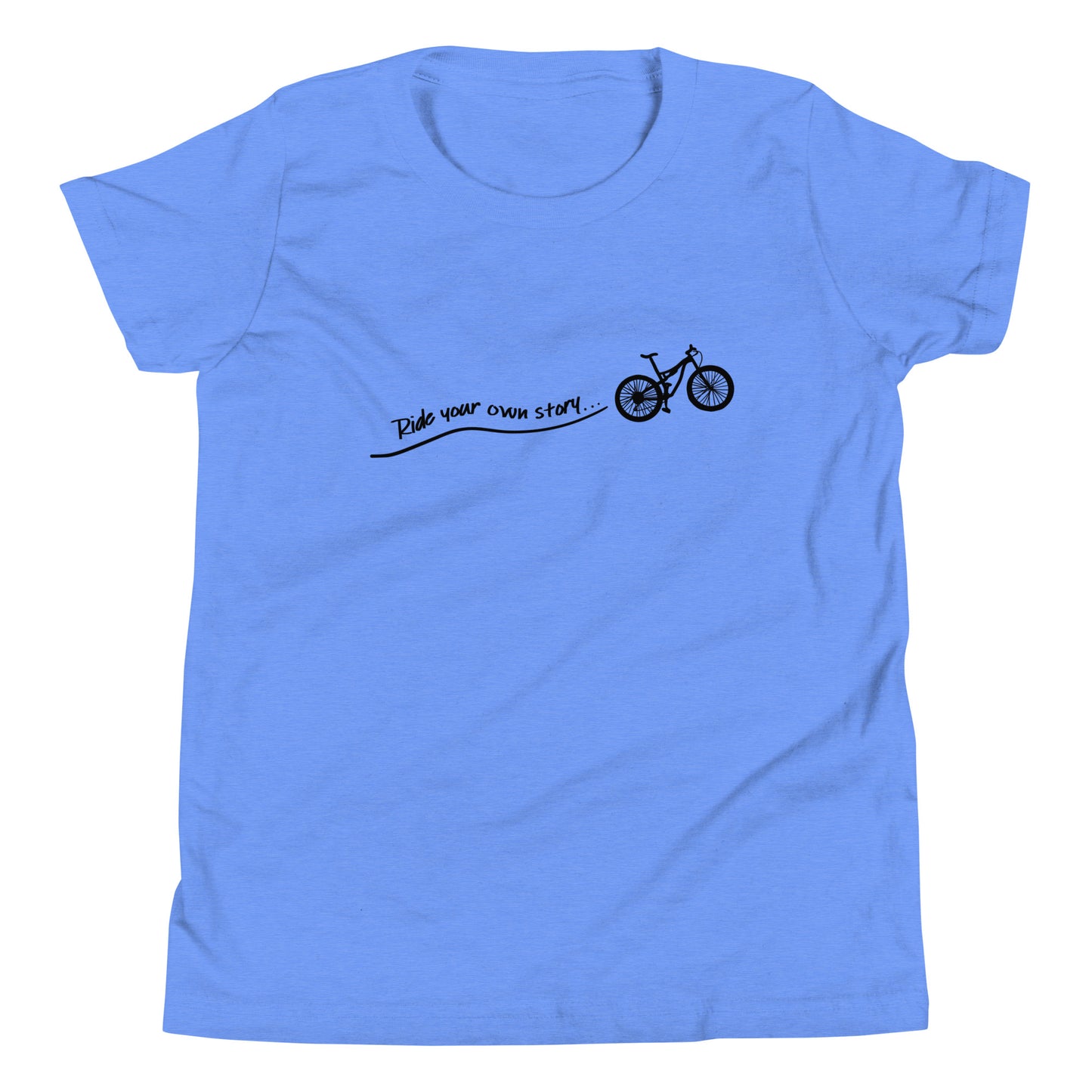 "Ride Your Own Story" youth short sleeve t-shirt